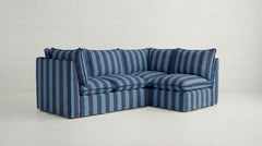 Coco L-Shaped Sofa in Customer's Own Material - Handmade to Order in the USA