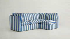 Coco L-Shaped Sofa in Customer's Own Material - Handmade to Order in the USA