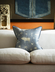 Avebury Denim Cushion 55x55CM