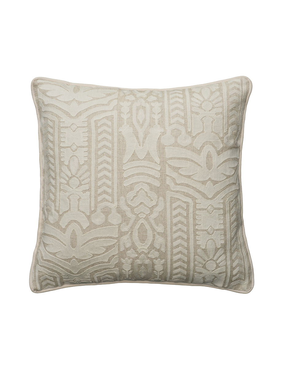 Totem Ivory Throw Pillow 55x55CM
