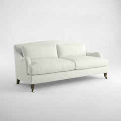 Felix 3 seater sofa in Designers Guild Putty - Hand Made in USA