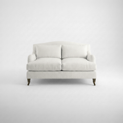 Felix 2 seater sofa in Designers Guild Putty - Hand Made in USA