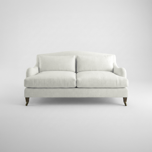 Felix 2.5 seater sofa in Designers Guild Putty - Hand Made in USA