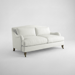 Felix 2.5 seater sofa in Designers Guild Putty - Hand Made in USA