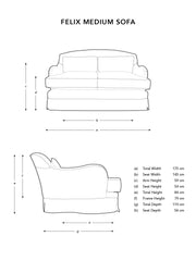 Felix Armchair in Petunia Red Stripe - Hand Made in USA