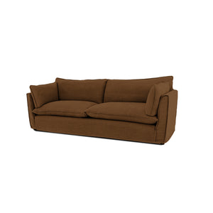 Cocobella 3.5 Seater Sofa in Beatrice Nutmeg - Hand Made in USA