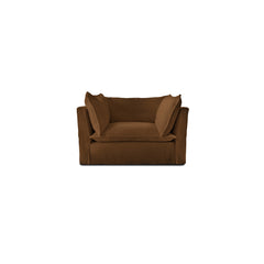 Cocobella Loveseat in Beatrice Nutmeg - Hand Made in USA