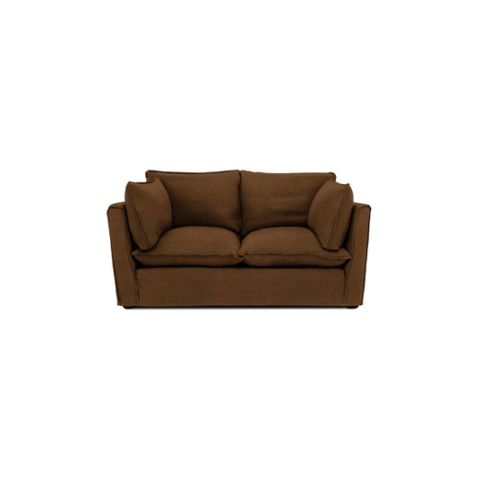 Cocobella 2 Seater Sofa in Beatrice Nutmeg - Hand Made in USA