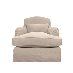 Felix Armchair in in Beatrice Barley - Hand Made in USA