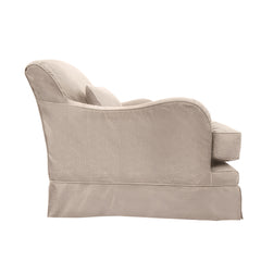Felix Armchair in in Beatrice Barley - Hand Made in USA