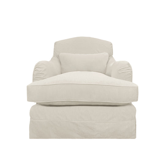 Felix Armchair in in Beatrice Camelia - Hand Made in USA