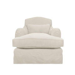 Felix Armchair in in Beatrice Camelia - Hand Made in USA