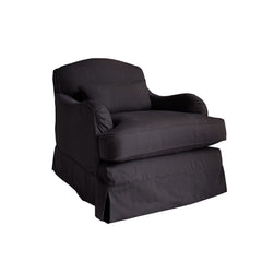 Felix Armchair in Beatrice Midnight - Hand Made in USA