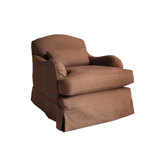 Felix Armchair in Beatrice Nutmeg - Hand Made in USA
