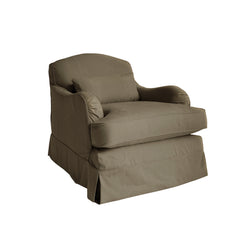 Felix Armchair in Beatrice Olive - Hand Made in USA