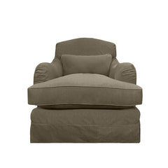 Felix Armchair in Beatrice Olive - Hand Made in USA