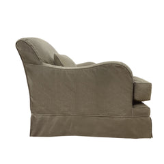 Felix Armchair in Beatrice Olive - Hand Made in USA