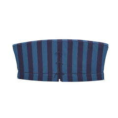 Felix Large Sofa in Coastal Blue Stripe - Hand Made in USA