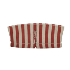 Felix Large Sofa in Petunia Red Stripe - Hand Made in USA