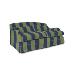 Felix Large Sofa in Woodland Stripe - Hand Made in USA