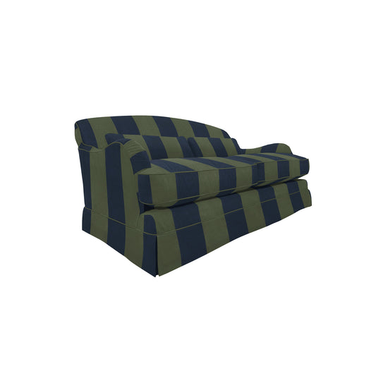 Felix Medium Sofa in Woodland Stripe - Hand Made in USA