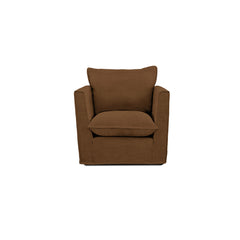 Cocobella Armchair in Beatrice Nutmeg - Hand Made in USA