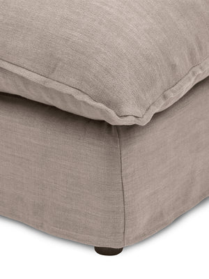 Cocobella Footstool in Beatrice Barley - Hand Made in USA