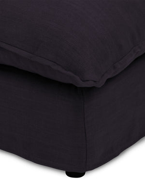 Cocobella Footstool in Beatrice Midnight - Hand Made in USA