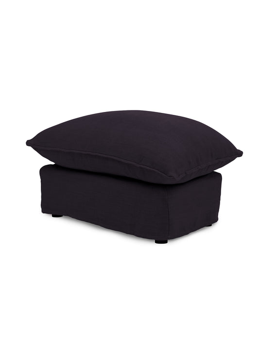 Cocobella Footstool in Beatrice Midnight - Hand Made in USA