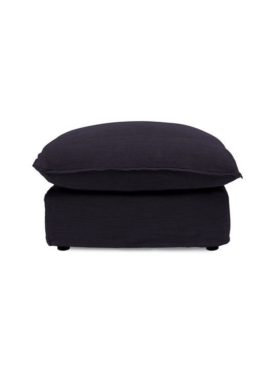 Cocobella Footstool in Beatrice Midnight - Hand Made in USA