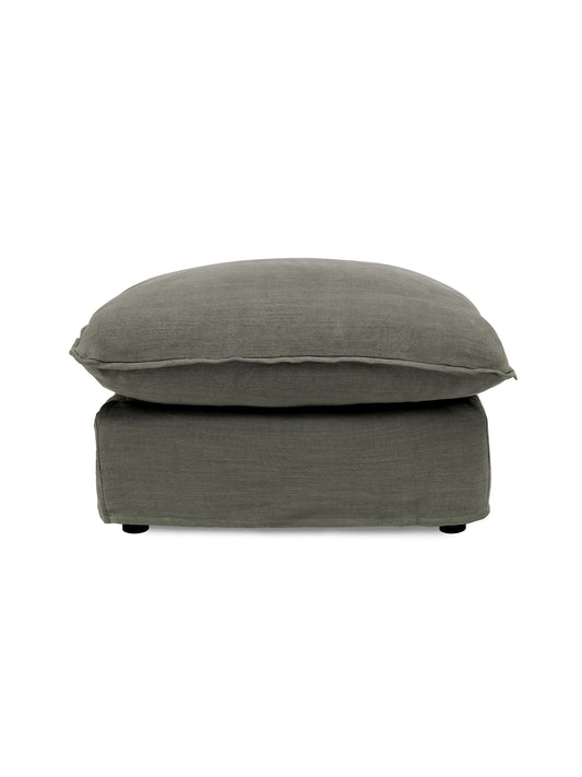 Cocobella Footstool in Boho Cloud Grey - Hand Made in USA