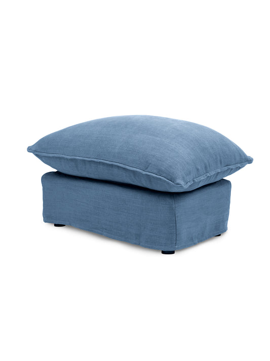 Cocobella Footstool in Boho Denim - Hand Made in USA