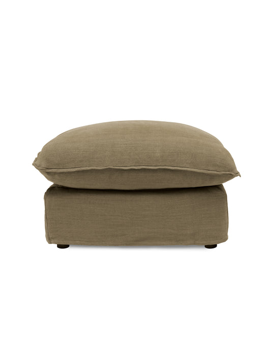 Cocobella Footstool in Boho Parchment - Hand Made in USA