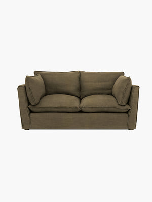 Cocobella 2 Seater Sofa in Beatrice Olive - Hand Made in USA