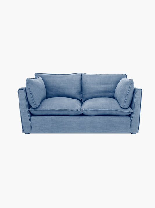 Cocobella 2 Seater Sofa in Boho Denim - Hand Made in USA