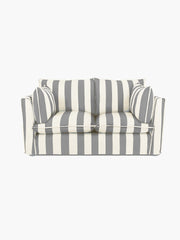 Cocobella 2 Seater Sofa in Garden Grey Stripe - Hand Made in USA (Coming Soon - Available from Late October)