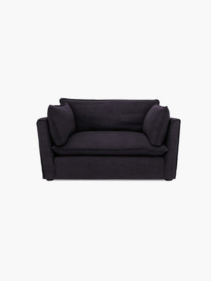 Cocobella Loveseat in Beatrice Midnight - Hand Made in USA