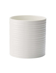 White Porcelain Large Oval Utensil Jar