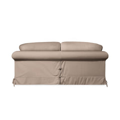 Salthrop Large Sofa with Big Back Cushion in Beatrice Barley - Hand Made in USA