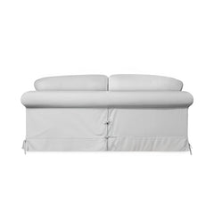 Salthrop Large Sofa with Big Back Cushion in Beatrice Camelia - Hand Made in USA