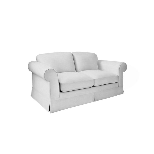 Salthrop Medium Sofa with Big Back Cushion in Beatrice Camelia - Hand Made in USA