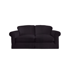 Salthrop Medium Sofa with Big Back Cushion in Beatrice Midnight - Hand Made in USA