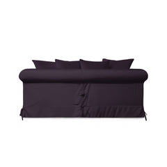 Salthrop Medium Sofa with Scatter Cushion in Beatrice Midnight - Hand Made in USA