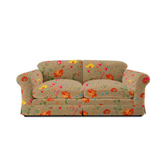 Salthrop Large Sofa with Big Back Cushions in Wildwood Twig - Hand Made in USA