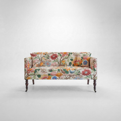 Sophia 2 seater sofa in Magnolia Cream Blue - USA Edition