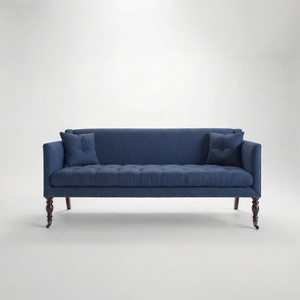 Sophia 3 seater sofa in Cotton Linen Inkspot - USA Edition