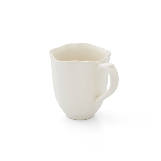 Cream Floret Mug - Set of 4