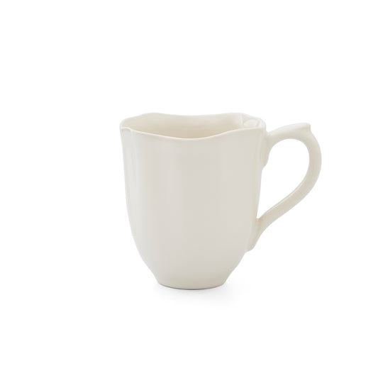 Cream Floret Mug - Set of 4