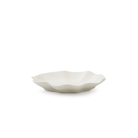 Cream Floret Salad Plate - Set of 4