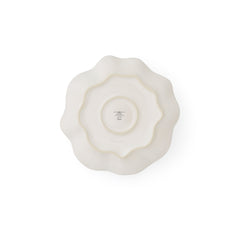 Cream Floret Salad Plate - Set of 4